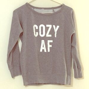 John Galt COZY A F sweatshirt Brandy Melville XS